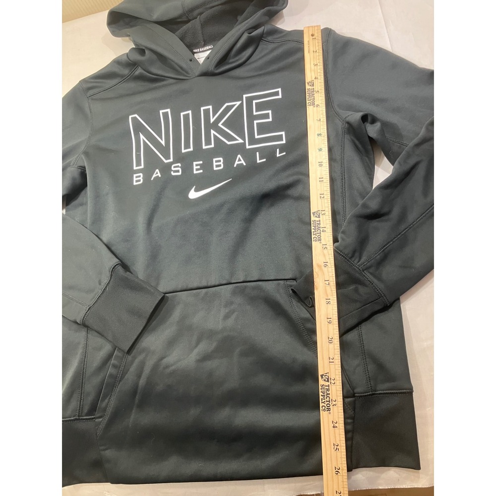 Nike Baseball Therma-FIT Hoodie Black Men's Size Medium Athletic Pullover - Picture 2 of 9